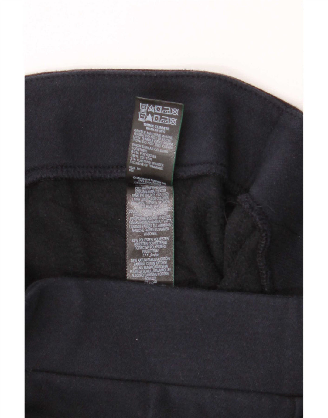 Leggings da donna Marks & Spencer UK 8 Small Poliestere blu navy