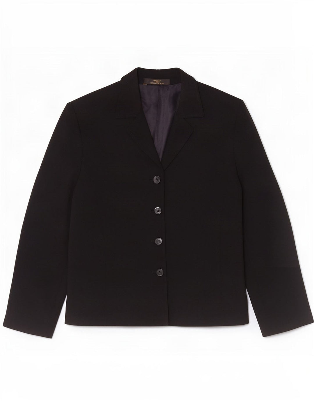 Giacca blazer a 4 bottoni Marks & Spencer da donna St. Michael UK 16 grande nera