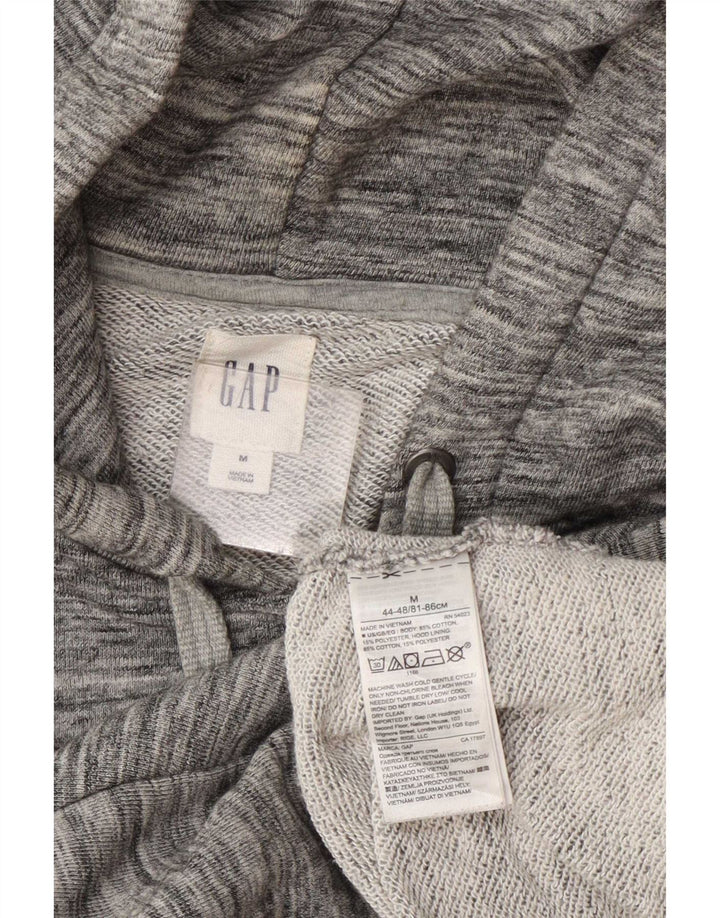 Maglione con cappuccio e zip da uomo Gap in cotone screziato grigio medio