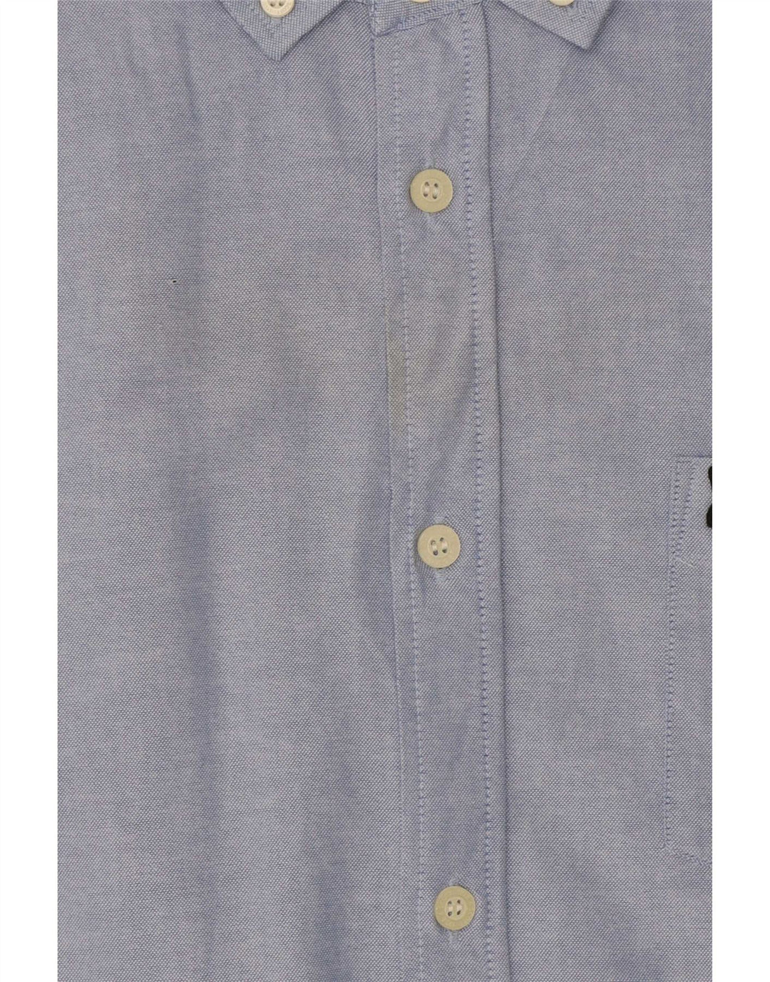 Lyle & Scott Camicia a maniche corte da uomo grande in cotone blu