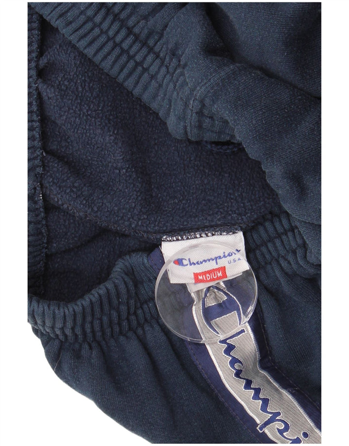 CHAMPION Pantaloni da tuta con grafica da uomo in cotone medio blu navy