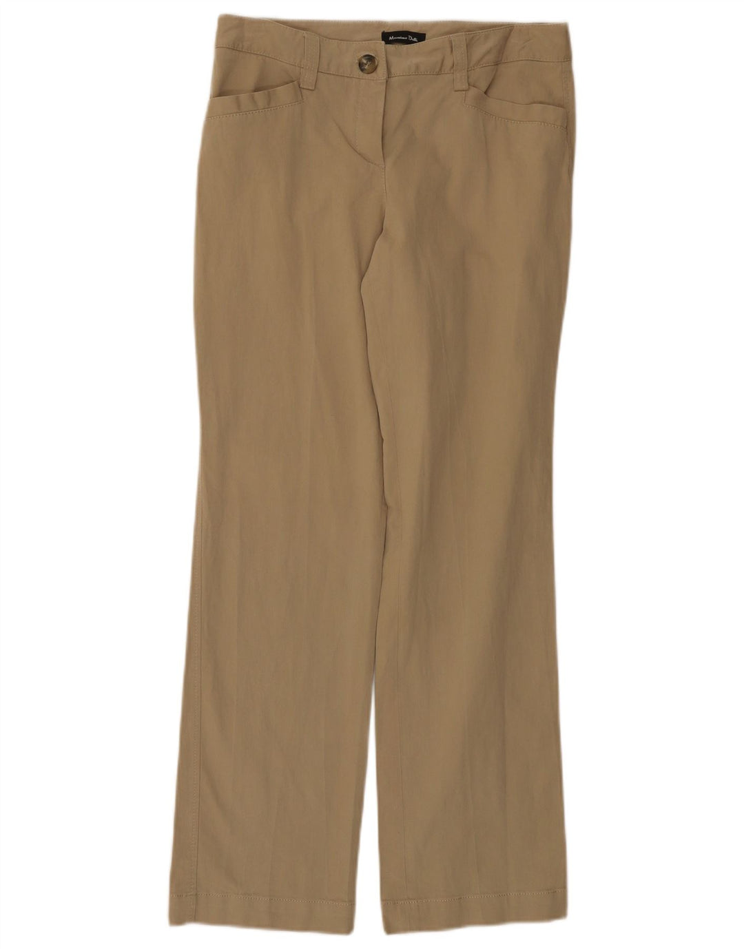 Pantaloni casual bootcut da donna Massimo Dutti EU 42 Large W32 L32 Beige