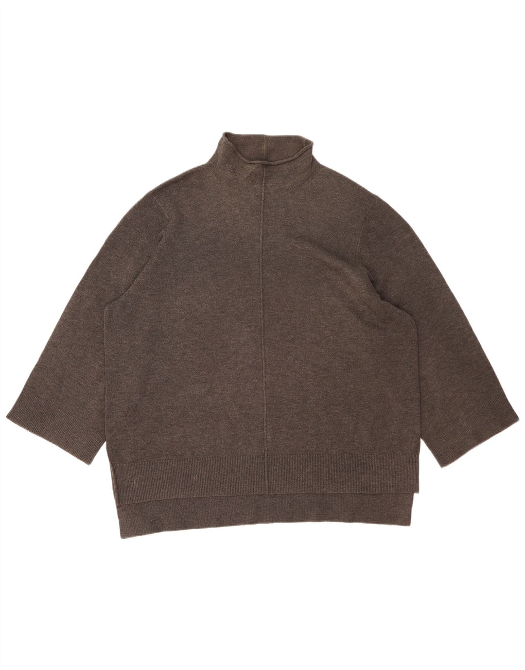 Maglione maglione da donna con collo alto French Connection UK 18 XL Grigio