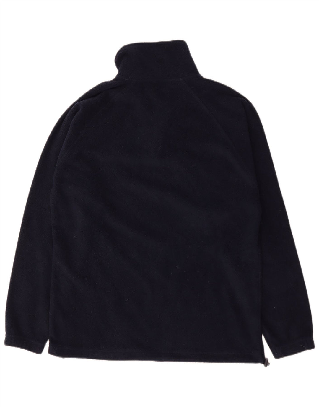 Maglione in pile da uomo Kappa con zip e collo piccolo in poliestere blu navy