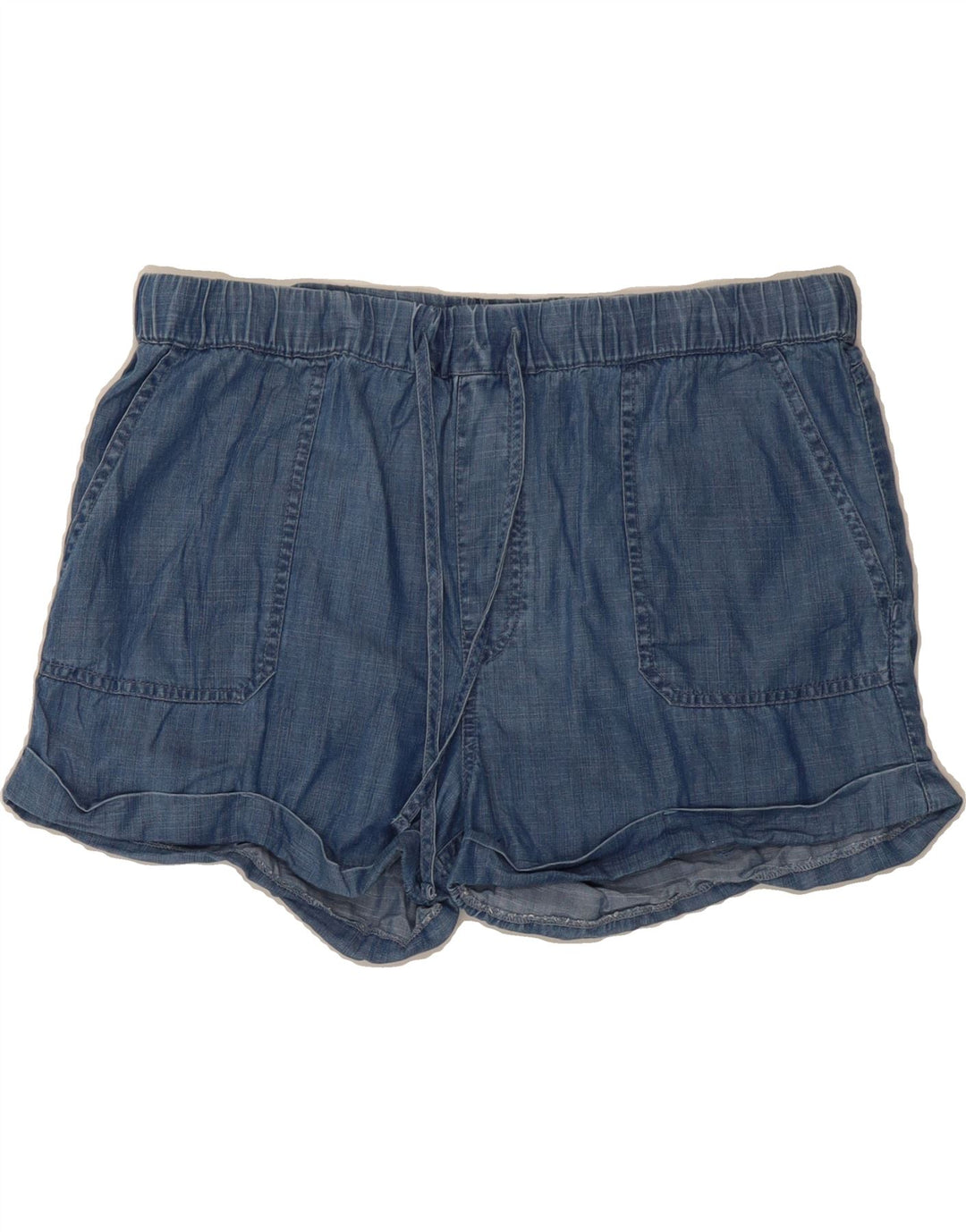 VOLCOM Womens Casual Shorts US 10 Large W34 Blue Lyocell Vintage Volcom and Second-Hand Volcom from Messina Hembry 
