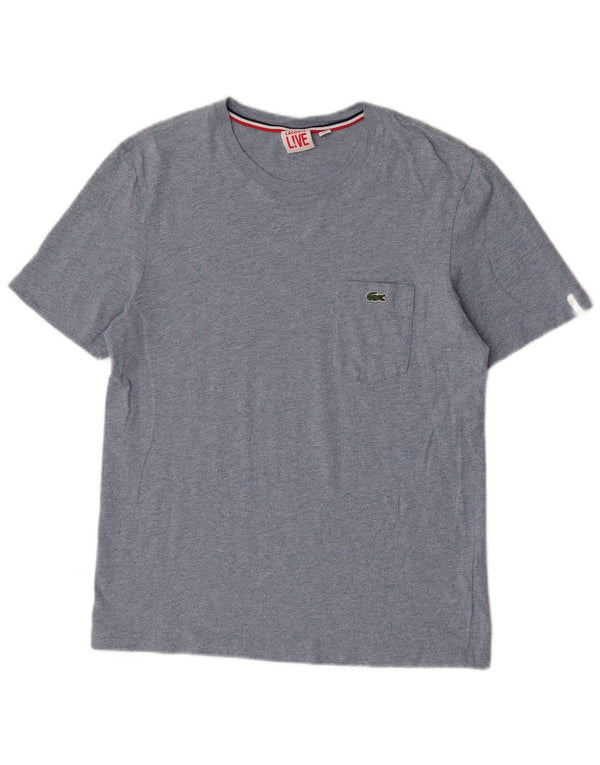T-shirt da uomo Lacoste taglia superiore 3 piccola blu
