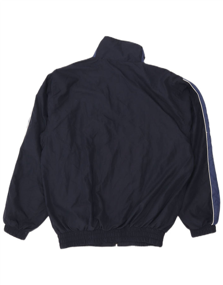 Giacca da tuta da uomo Kappa grande in poliestere blu navy