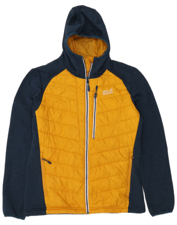 Giacca bomber da uomo Jack Wolfskin UK 36/38 Poliestere giallo medio