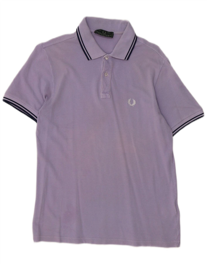 Polo da uomo FRED PERRY piccola in cotone viola