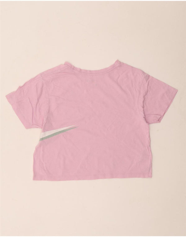 T-shirt corta con grafica Jordan per ragazze, 12-13 anni, in cotone floreale rosa