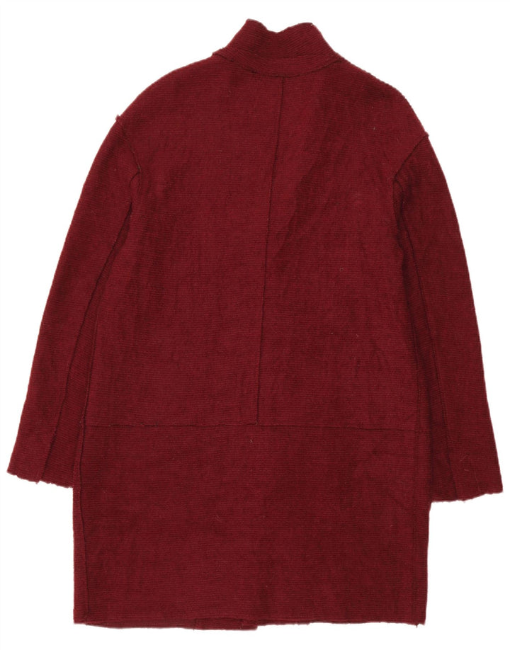 Soprabito da donna Zara UK 14 rosso medio in lana