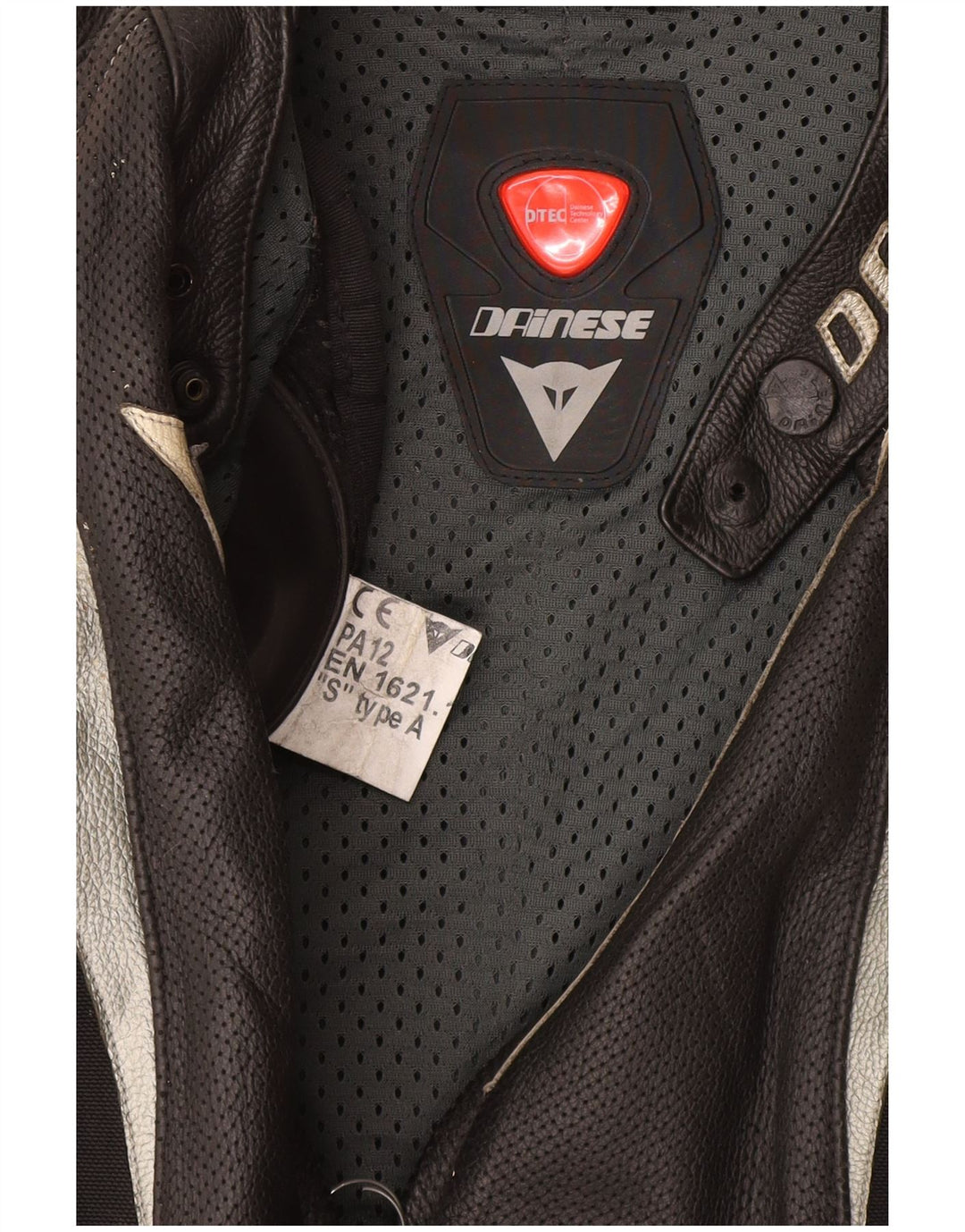 Set da 2 pezzi grafico da uomo Dainese taglia 50 piccolo W34 L28 motociclista nero