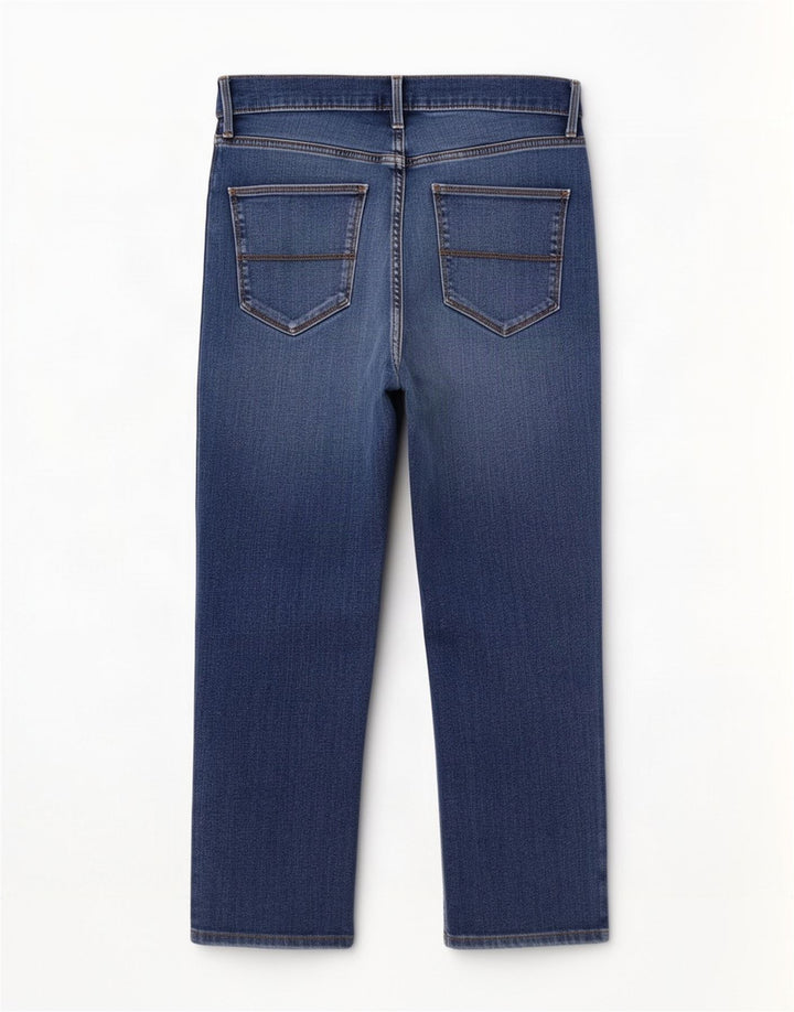 Jeans dritti da uomo Marks & Spencer W32 L25 cotone blu