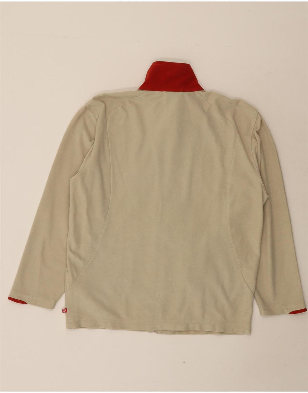 LOTTO Giacca da tuta oversize da donna UK 10 Small Beige Colourblock