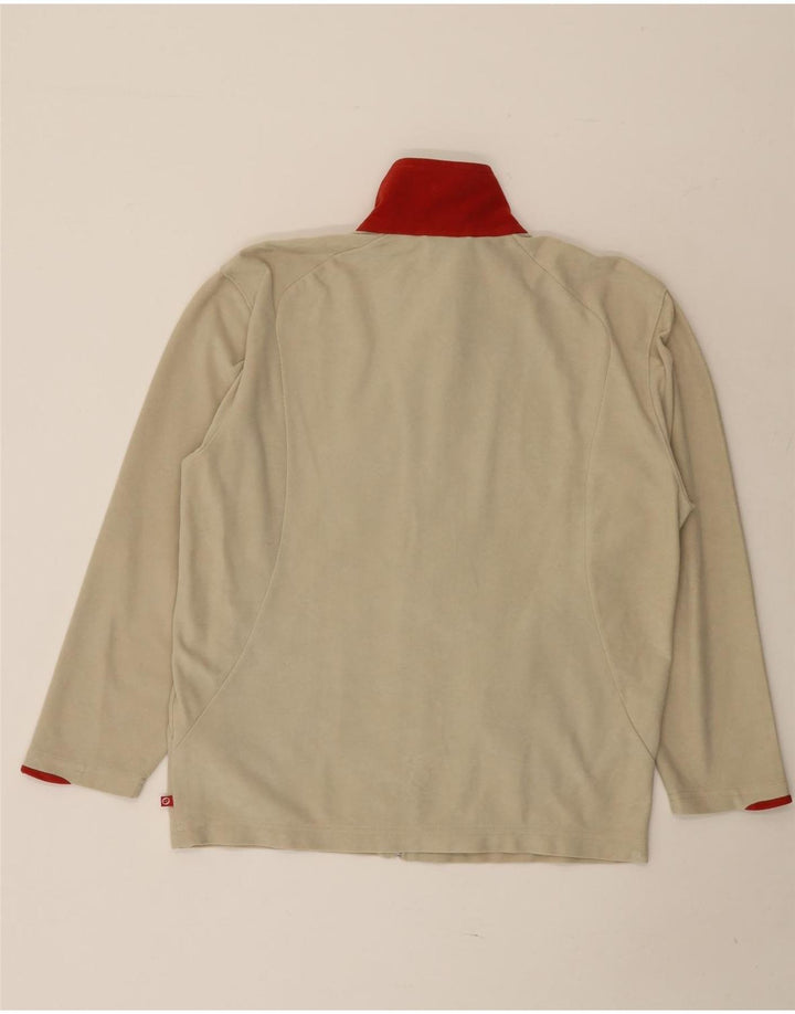 LOTTO Giacca da tuta oversize da donna UK 10 Small Beige Colourblock