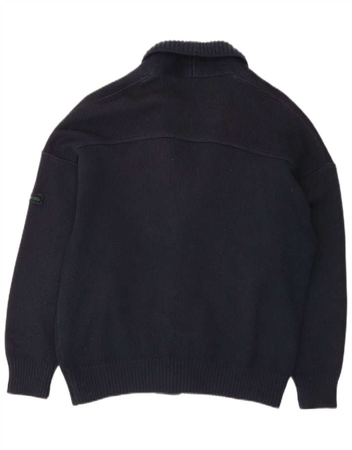 Maglione cardigan da uomo Il Granchio blu navy medio