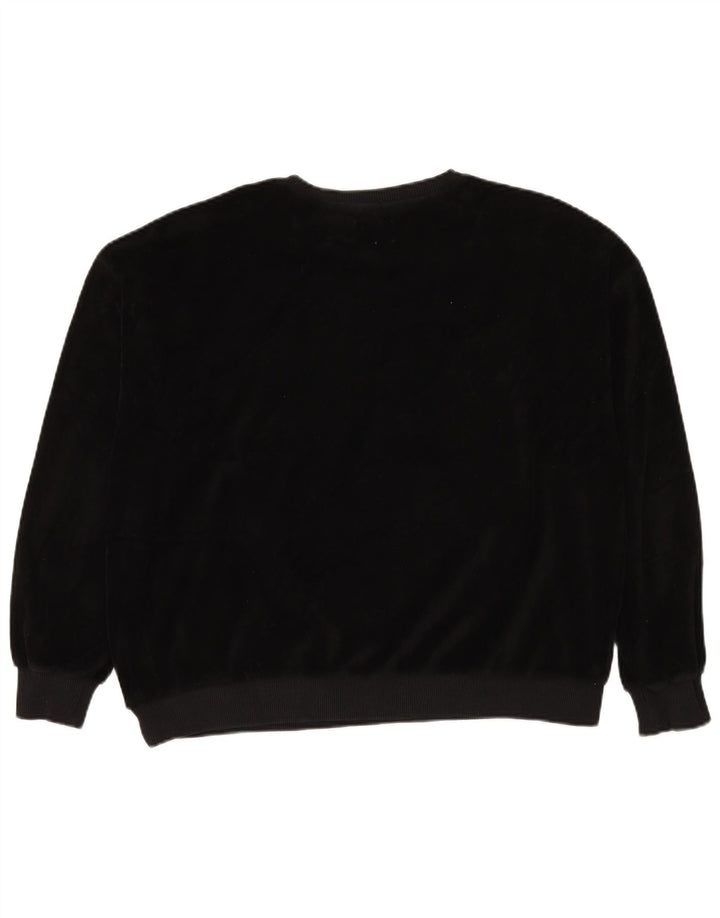 PEPE JEANS Felpa con grafica oversize da donna UK 18 XL Nera