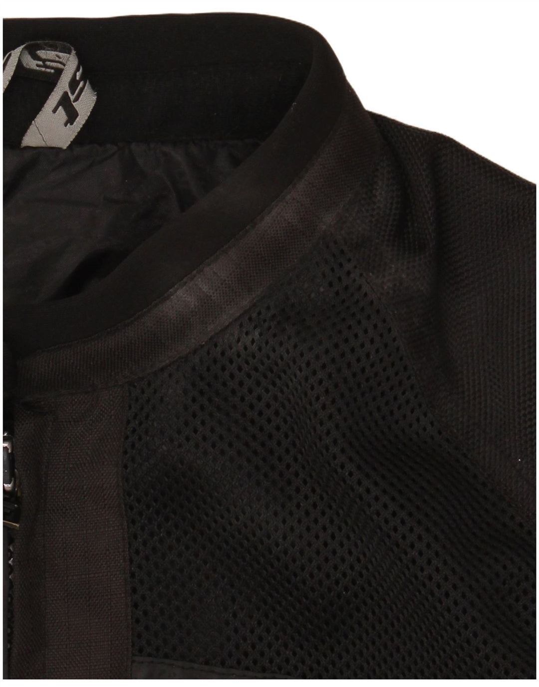 Giacca da corsa grafica Befast Motorstyle da donna UK 14 poliestere nero medio