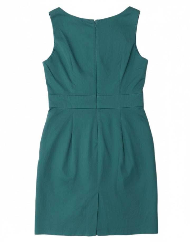 MOSSIMO Womens Sheath Dress US 8 Medium Green Cotton