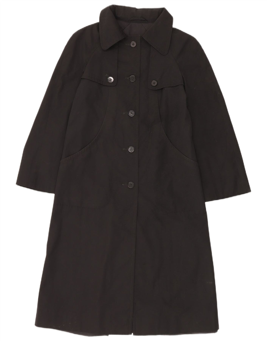 Cappotto da donna Piccadilly UK 10 piccolo poliestere nero