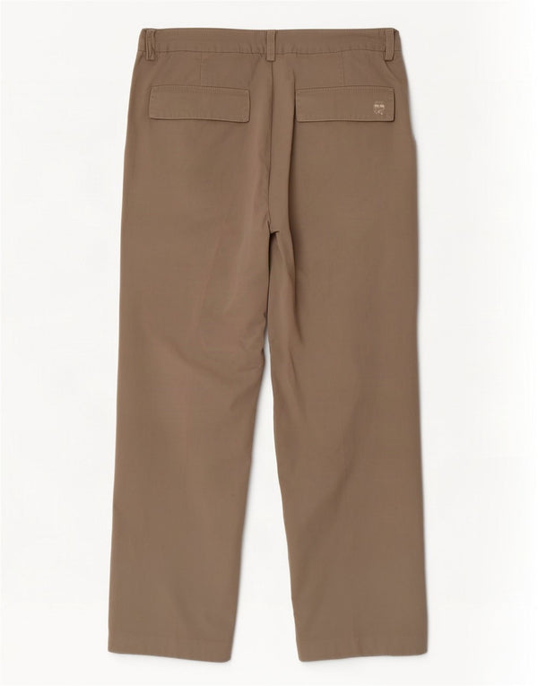 Pantaloni chino dritti da uomo Timberland W33 L29 in cotone beige