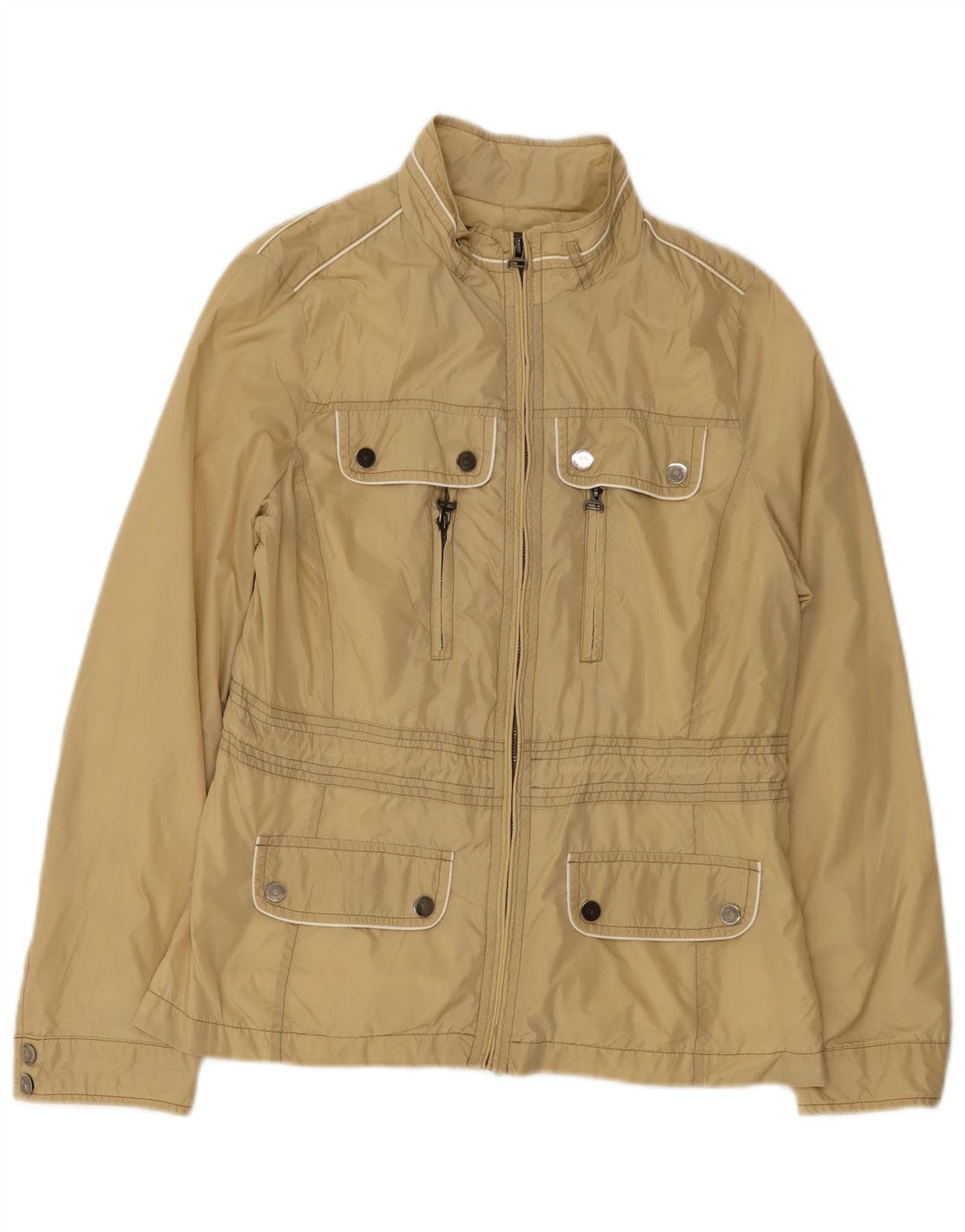 Giacca utility da donna Zara UK 14 grande beige