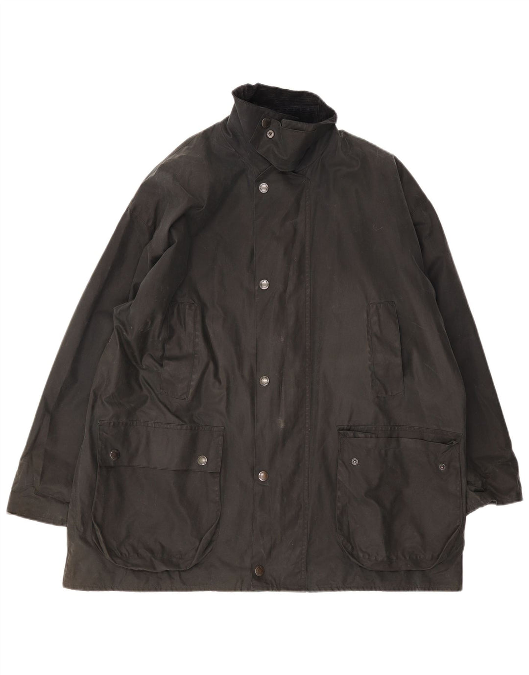 Giacca da uomo in cotone cerato vestibilità ampia MC Orvis UK 40 grande nera