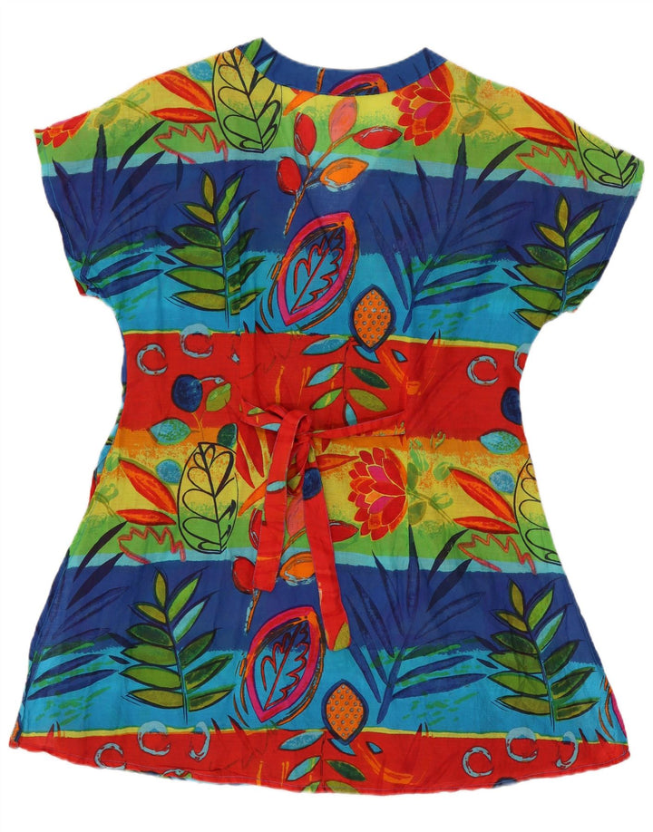 Abito a trapezio da donna PHOOL UK 10 Piccolo cotone floreale multicolore