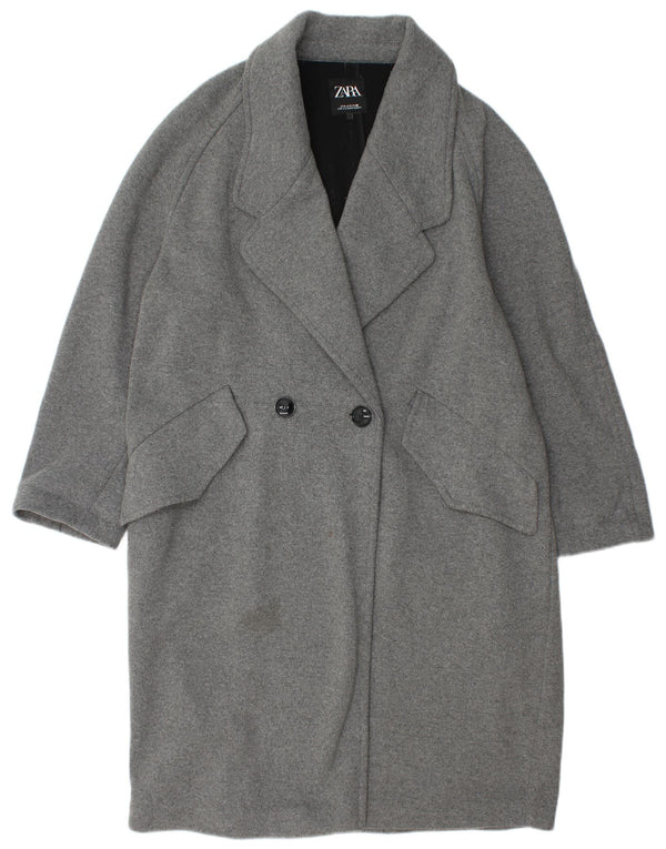 Cappotto oversize da donna Zara UK 10 piccolo grigio