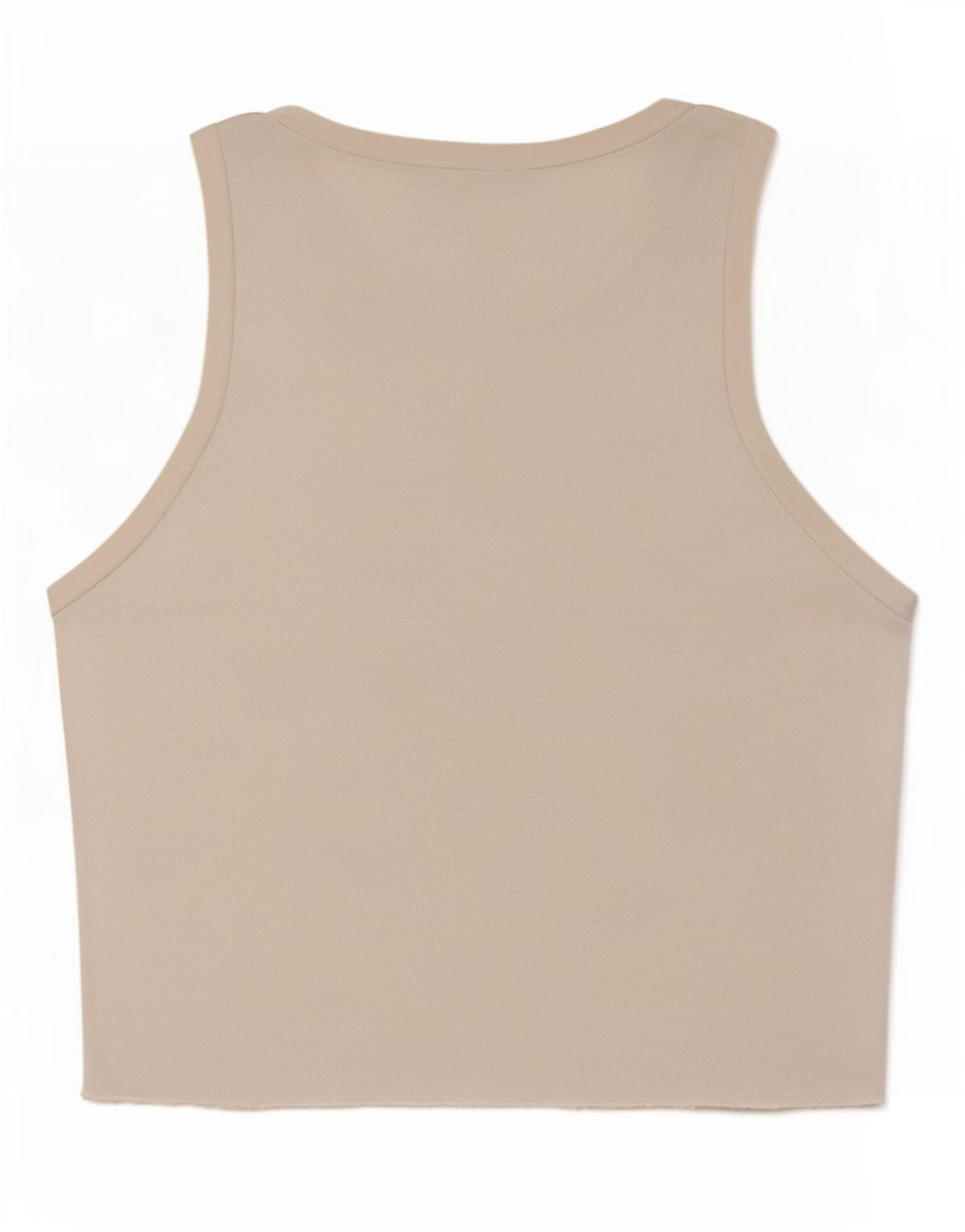 Top corto da donna Zara UK 12 in viscosa bianca media