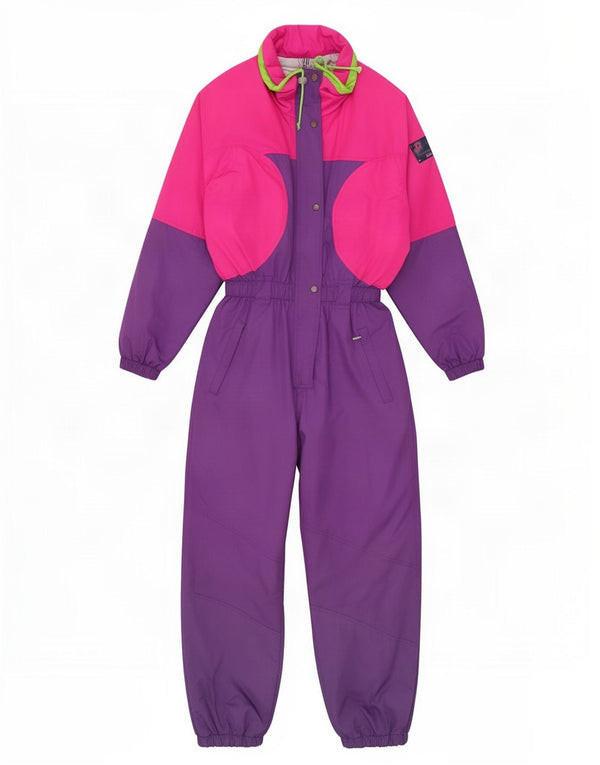 Tuta da sci da donna Dubin UK 16 Large Viola Colourblock Poliestere