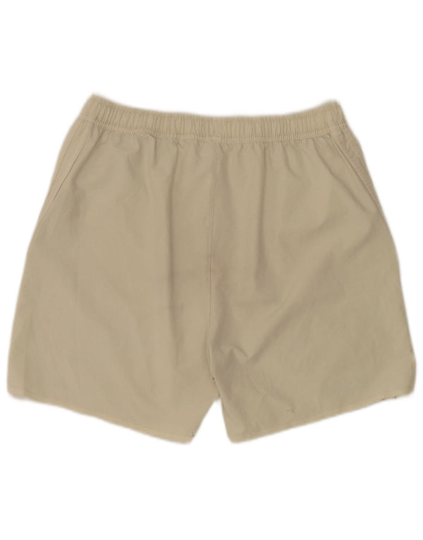 Pantaloncini sportivi da uomo Ellesse grandi in poliestere beige