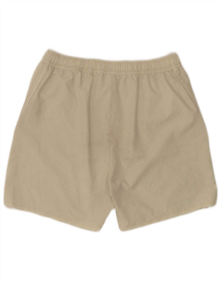 Pantaloncini sportivi da uomo Ellesse grandi in poliestere beige