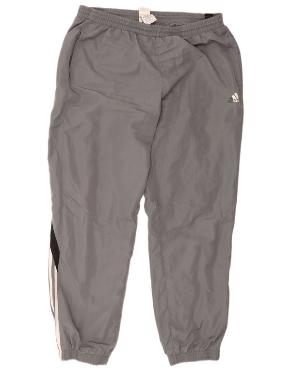 Pantaloni da tuta da uomo Adidas Joggers XL Poliestere color block grigio