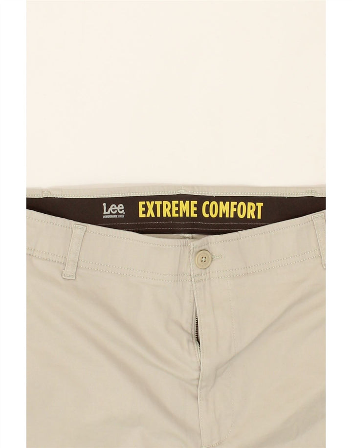 LEE Mens Chino Shorts W42 2XL Beige Cotton Vintage Lee and Second-Hand Lee from Messina Hembry 
