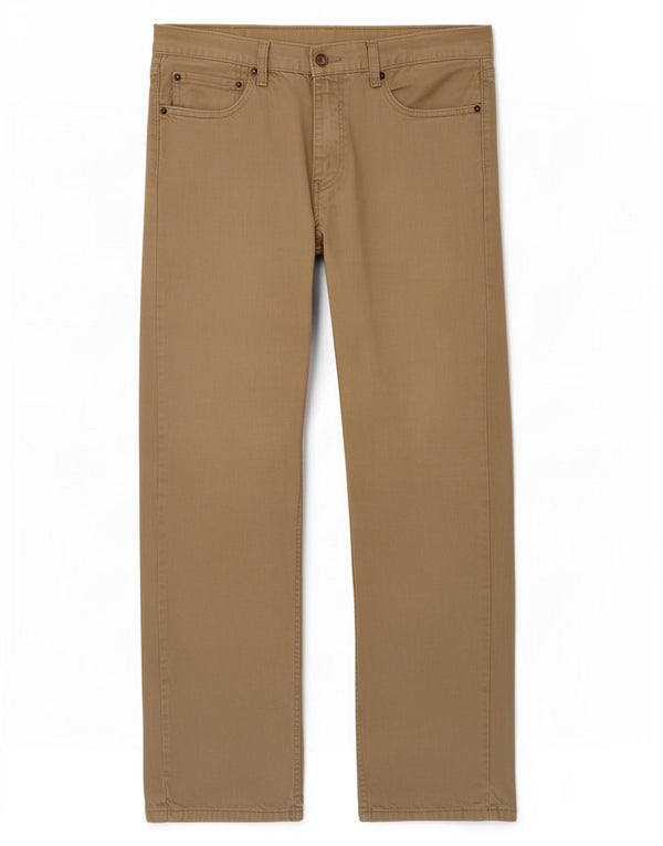 Levi's Uomo 505 Pantaloni casual dritti W36 L32 Cotone Beige
