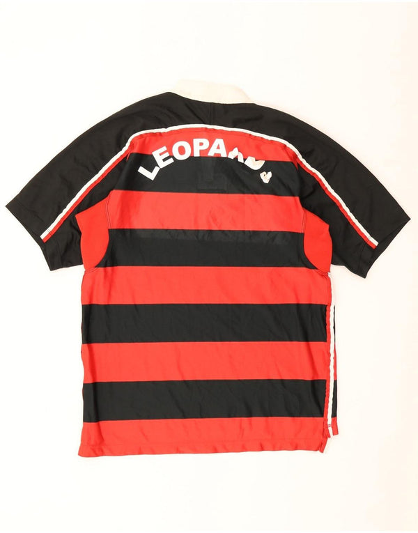 T-shirt grafica da uomo NIKE Top a righe rosse medie