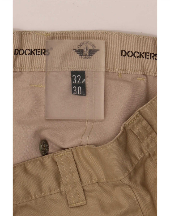 Pantaloni chino dritti da uomo Dockers W32 L30 Beige