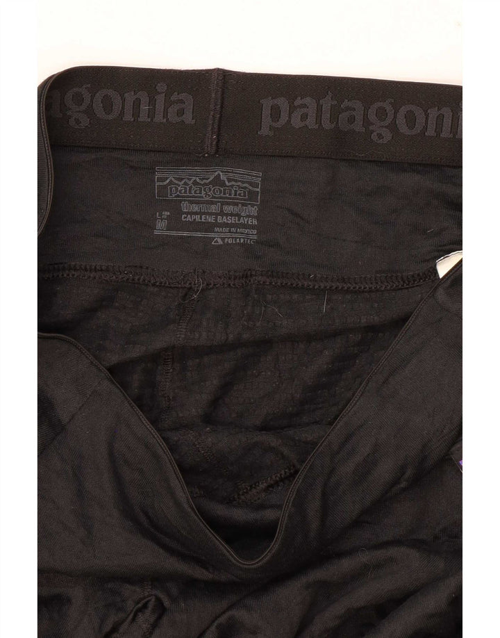 Leggings da donna Patagonia UK 12 Medium Nero Poliestere