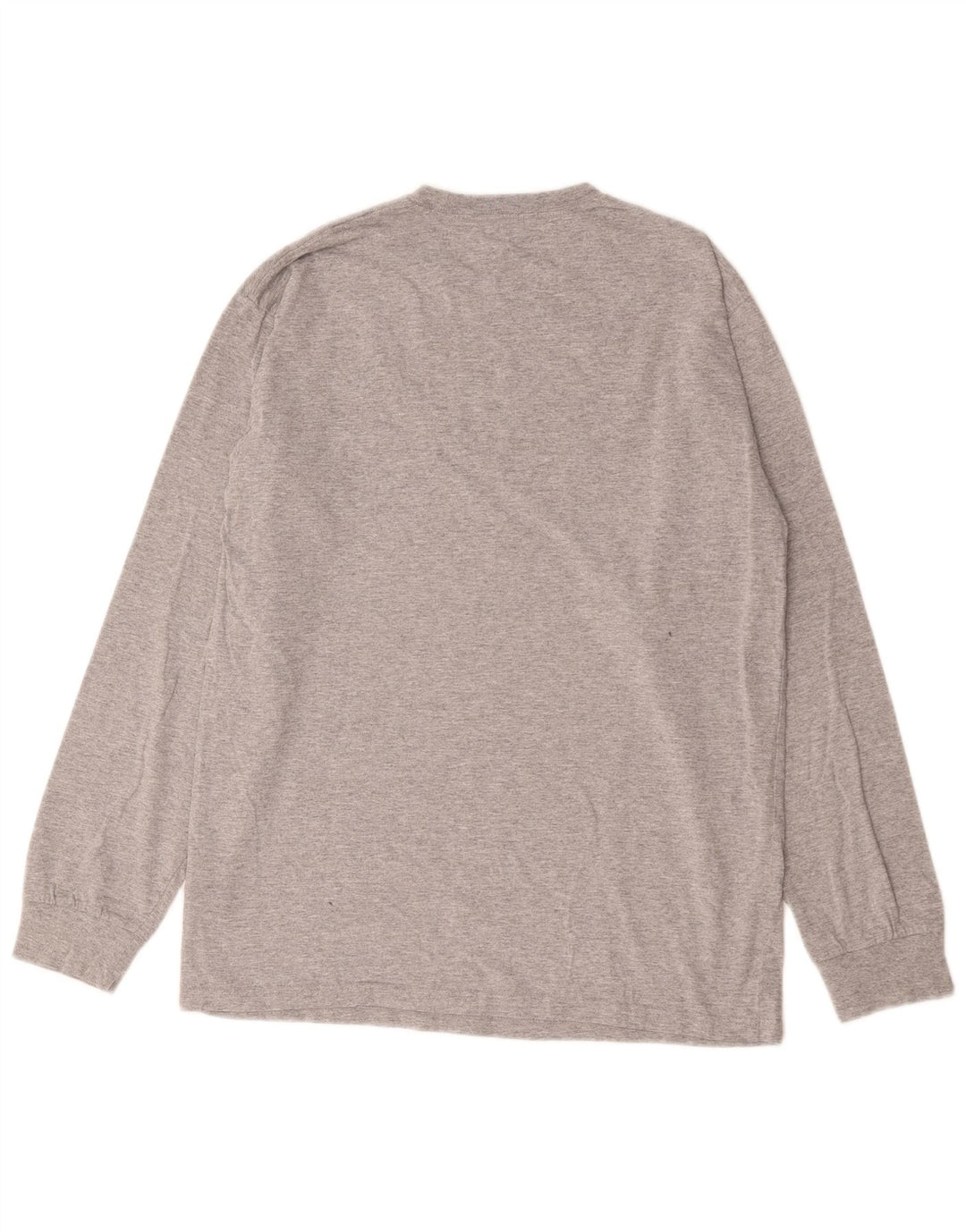 Maglia da uomo Vans Classic Fit a maniche lunghe in cotone chiazzato grigio medio