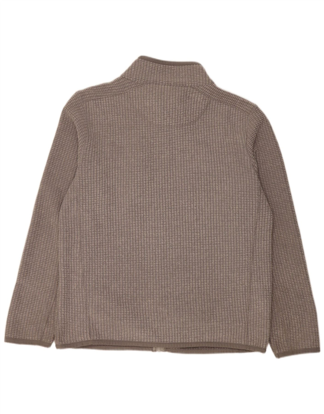 WEIRD FISH Giacca in pile da uomo UK 40 Large Grigio Poliestere