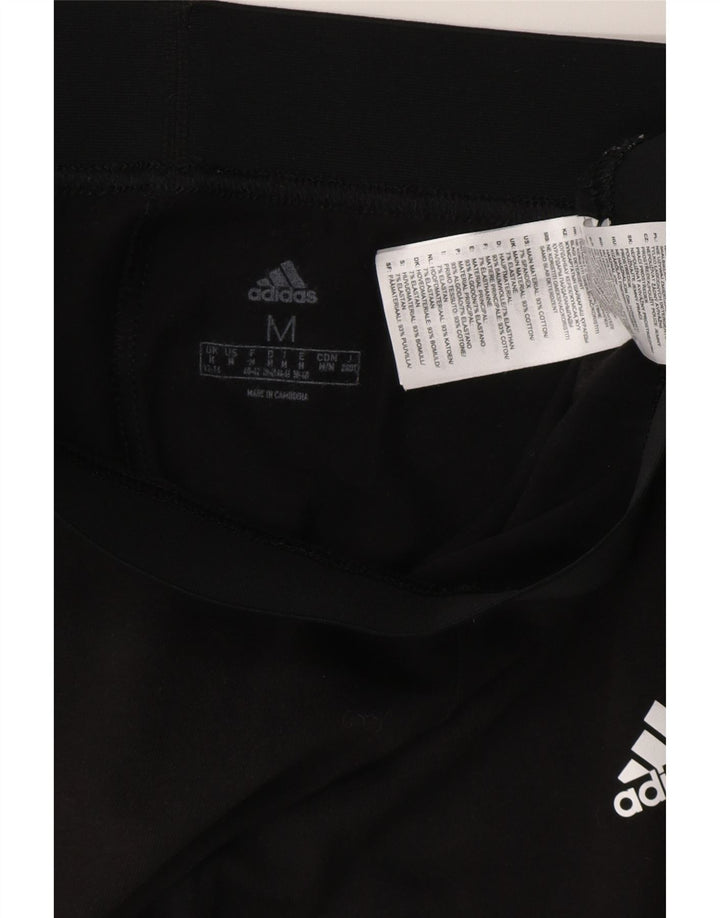 Leggings da donna ADIDAS UK 12/14 Cotone nero medio