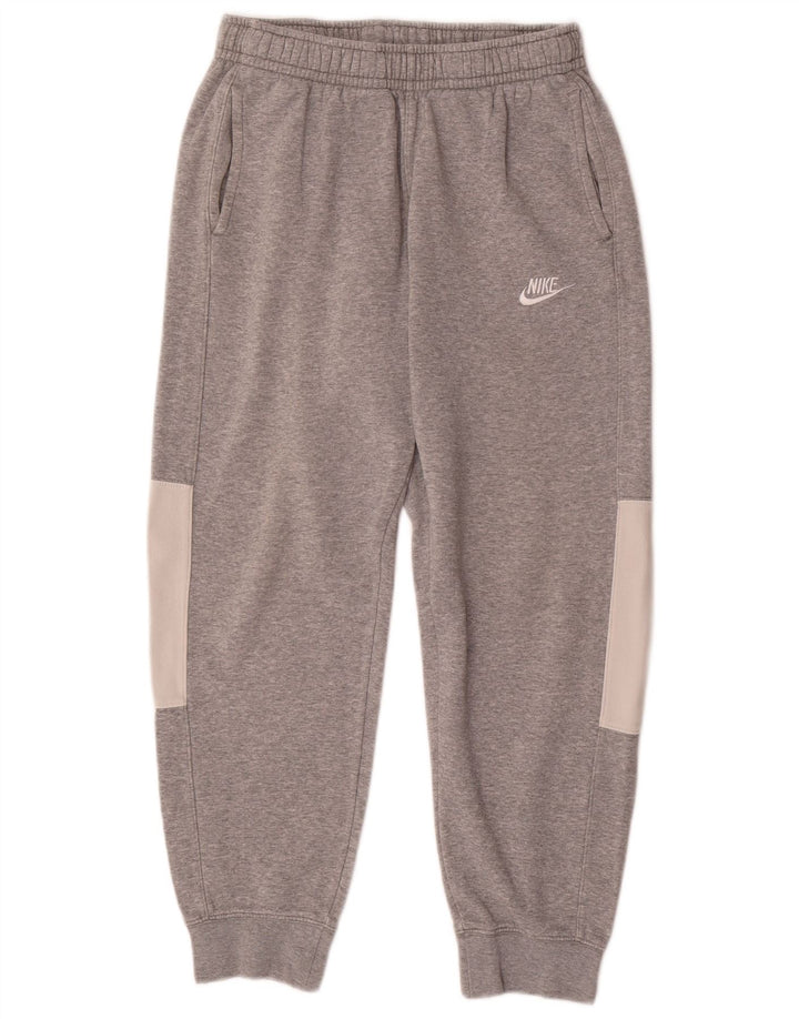 Pantaloni da tuta da uomo NIKE Joggers Small in cotone color block grigio