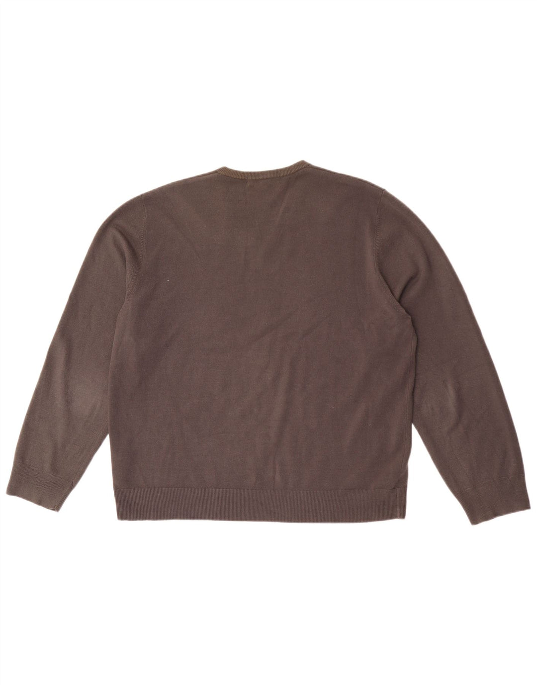 MARKS & SPENCER Maglione da uomo con scollo a V XL Grigio acrilico