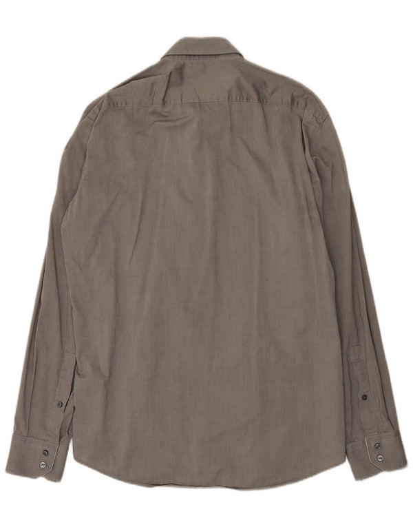 Camicia Hugo Boss da uomo vestibilità regolare grande grigia
