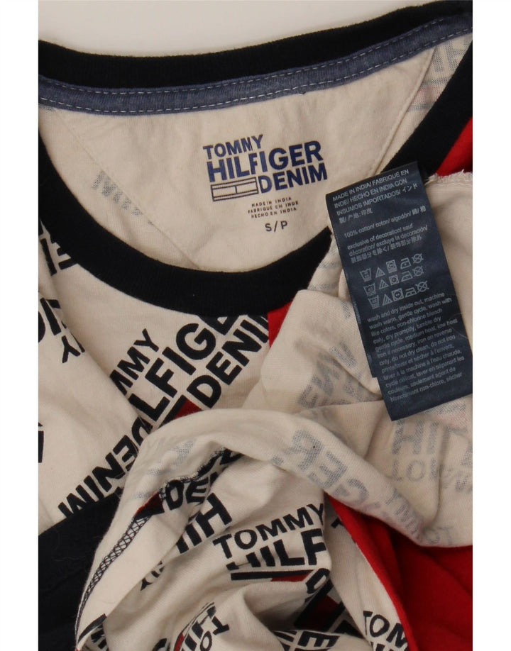 T-shirt grafica da uomo Tommy Hilfiger Top Small multicolore Colourblock