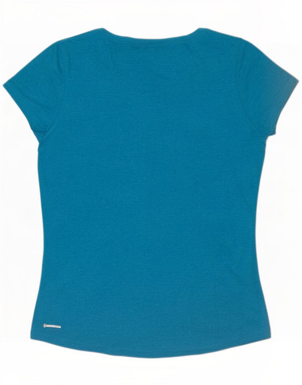T-shirt da donna The North Face Top UK 12 Poliestere chiazzato blu medio