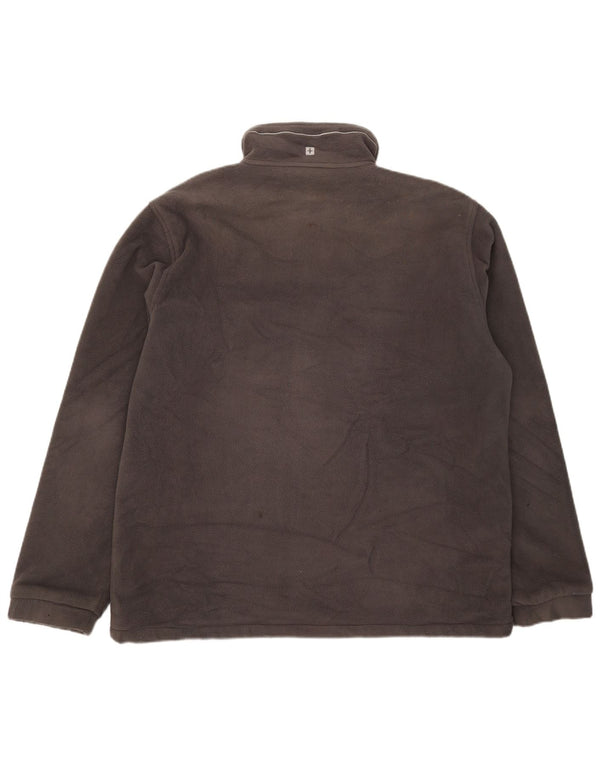 Mountain Warehouse Mens Fleece Jacket UK 44 2XL Grey Polyester