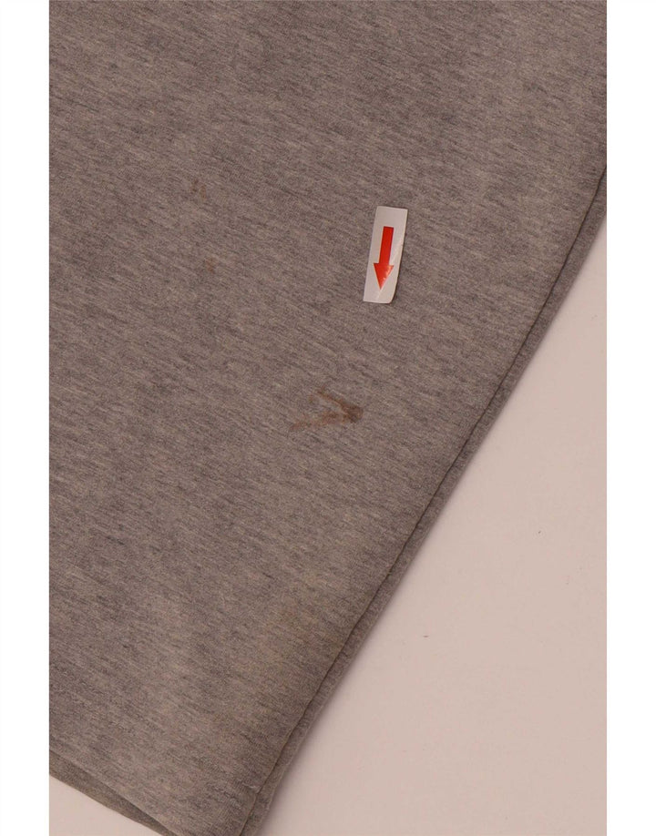Pantaloni della tuta da donna Adidas UK 12 cotone grigio medio