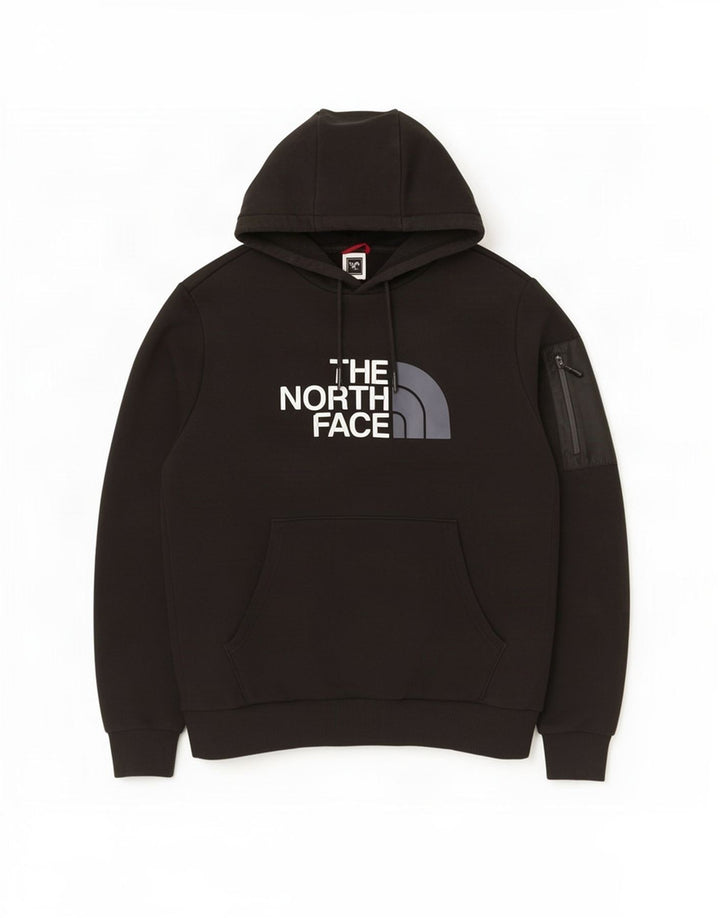 Felpa con cappuccio grafica da uomo The North Face nera media